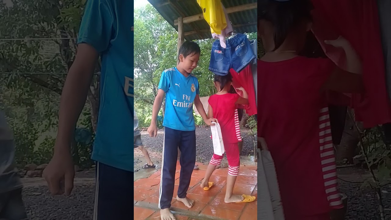 Mot ngay tam mua cung voi lu tre trau