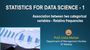 Lecture 4.3 - Association between two categorical variables - Relative frequencies