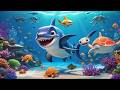 Little Shark’s Ocean Dance 🦈🌊🎶 | Fun Kids Ocean Song | Nursery Rhyme Adventure
