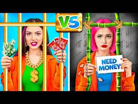 Rich Jail vs Broke Jail! | Funny Situations with Prisoners by RATATA CHALLENGE