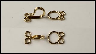 How to Make Double Loop Clasp // Artistic Wire Jewelry Making Tutorial