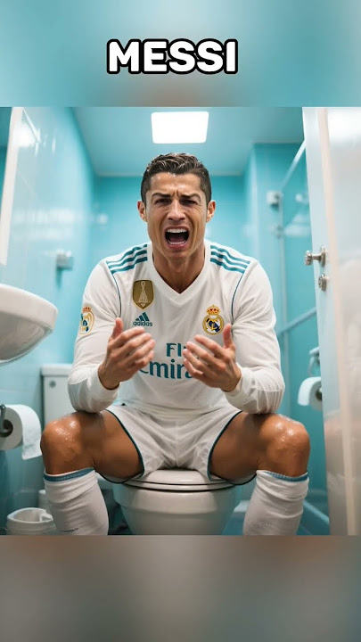 Neymar puts poop syrup in Ronaldo water so he will miss the football final #shorts #viral