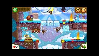 Let's Play - Snail Bob 2, Level 4-10, Winter Story screenshot 2