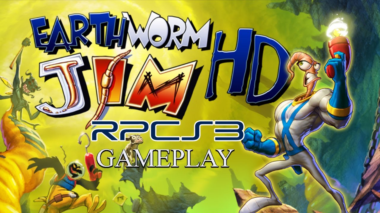 EarthWorm Jim HD gameplay PC (rpcs3)