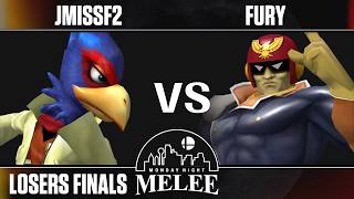 MNM 513 - Losers Finals - JMiSSF2 (Falco) VS Fury (Captain Falcon) - SSBM