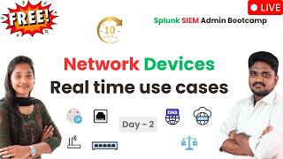 Free 5-days Splunk SIEM Admin Bootcamp Day-2 | Network Devices - Real time use cases | Live screenshot 4