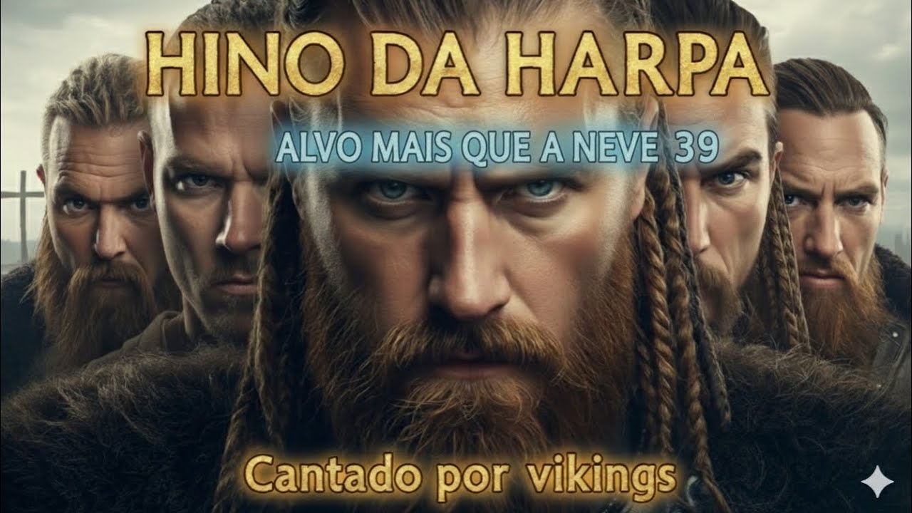 ALVO MAIS QUE A NEVE - 39 HARPA CRISTÃ CANTADO POR VIKINGS#alvomaisqueaneve #harpacristã #vikings 