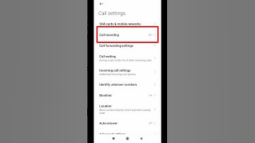 Call 📞Recording ko kaise🤔 chalu karen ❗How to turn on Calling Recording📲 #short