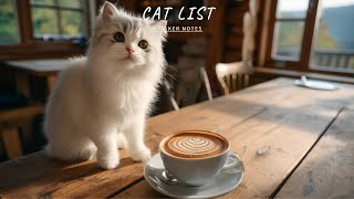 playlist [Cafe] “Tomorrow Feels Like the Weekend” | Chill Vibes & Study Beats | Whisker Notes 😺