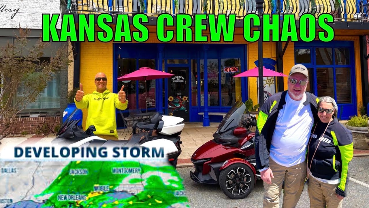 ПОЕЗДКА ПОД ДОЖДЕМ с командой KANSAS CREW!!!
