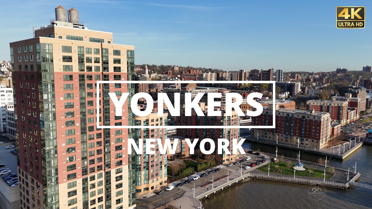 Yonkers, New York - [4K] Drone Tour