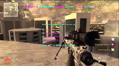 MW2 SuperMan Lobby with GlowStick!