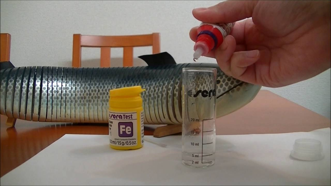 Sera アクアリウム ｆｅの測定方法 鉄分テスター 水草 Youtube