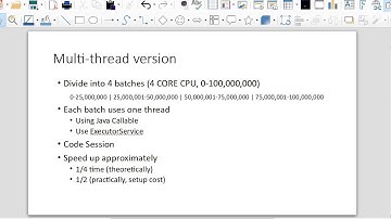 Use Java multi threading to speed up Pi calculation