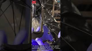 Spoke adjustment tool wheel truing for precise bike repair#tool