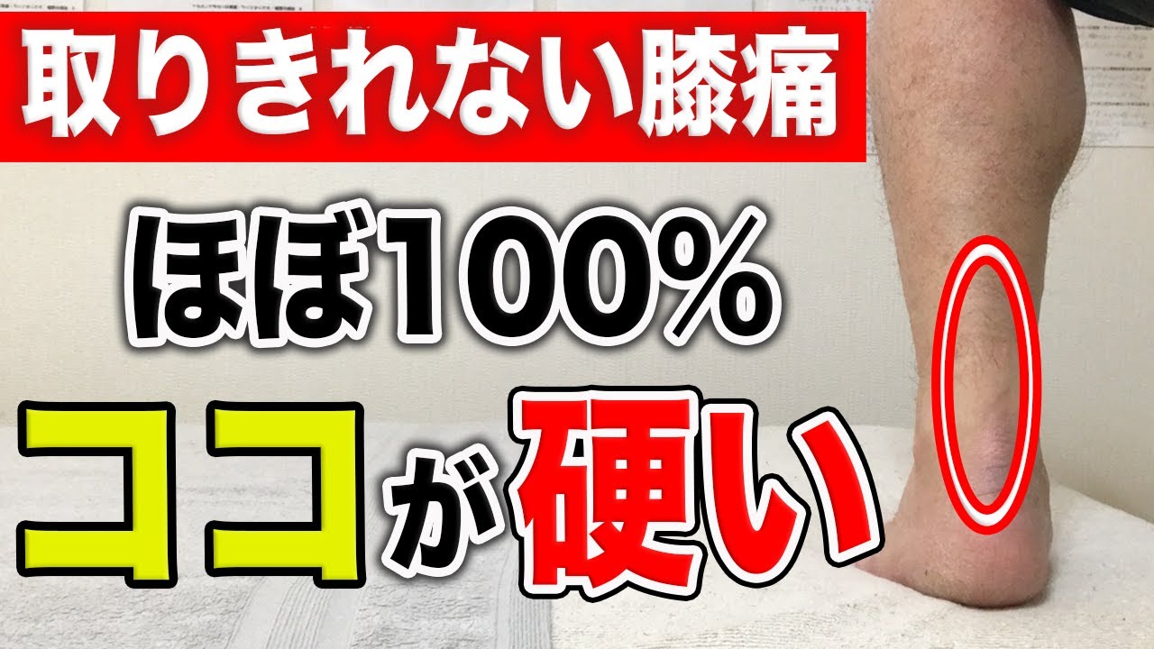 【自分で治す】取りきれない膝の痛みはほぼ100%ココが硬い【東京　膝の痛み】東京都渋谷区恵比寿の整体院蒼