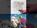 Old McDonald Splitscreen📝🤠 #shorts #cocomelon