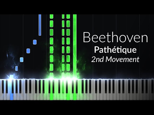 Beethoven - Pathetique 2nd Movement (Opus 13 No. 8) [Piano Tutorial] class=