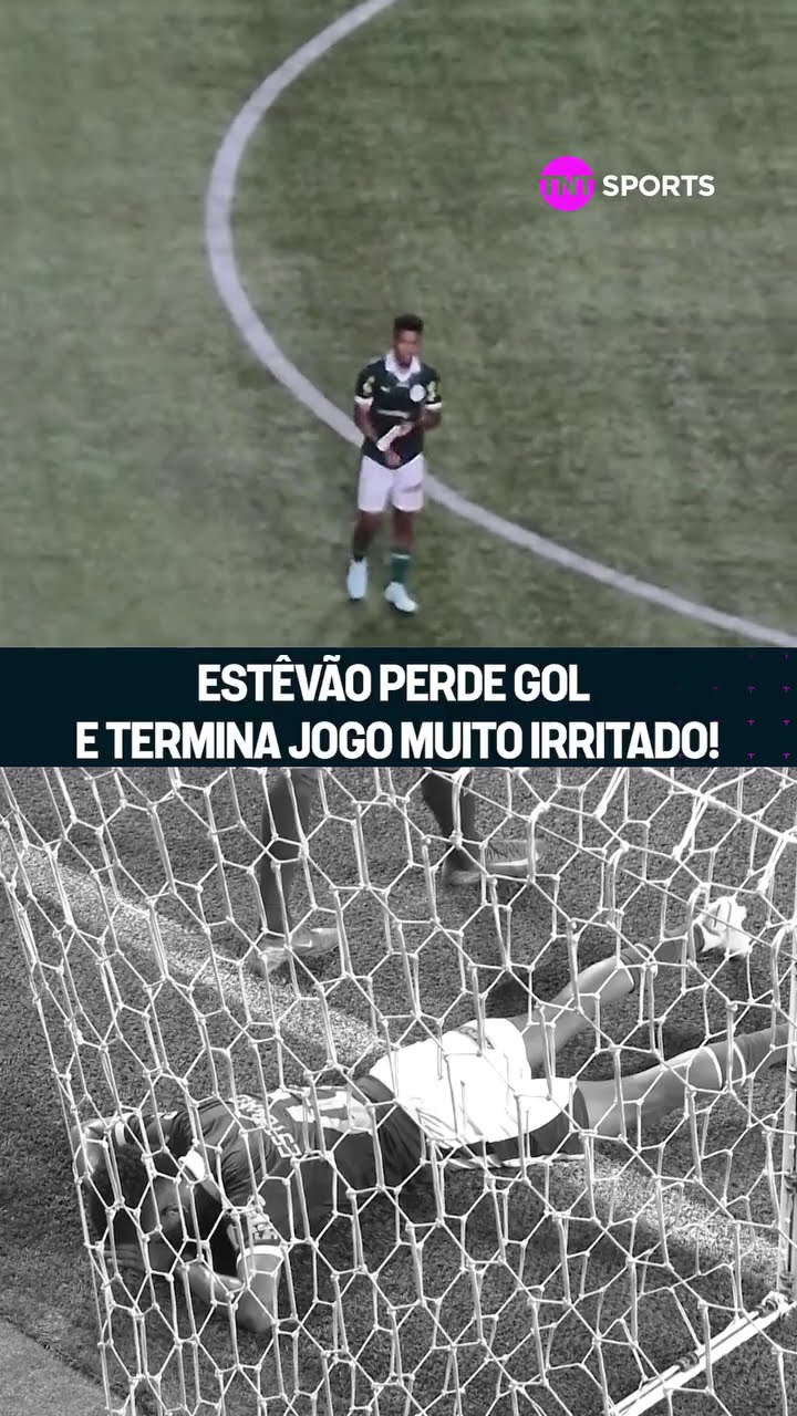 ESTÊVÃO FICOU MUITO IRRITADO COM A CHANCE PERDIDA NO ÚLTIMO LANCE DO JOGO! ??? #shorts