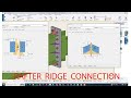 Tekla Structure | Rafter to Rafter | Ridge Connection