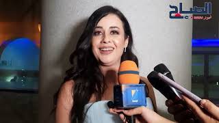 الممثلة السورية روعة  السعدي تتحدث عن تكريمها في تونس خلال افتتاح المهرجان العربي للإذاعة والتلفزيون