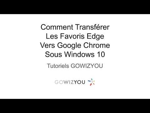 Vidéo: Puis-je importer mes favoris d'Internet Explorer dans Edge ?