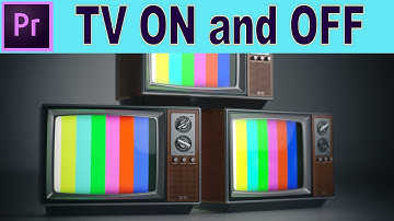 TV Turn ON and OFF effect - Adobe Premiere Pro Tutorial