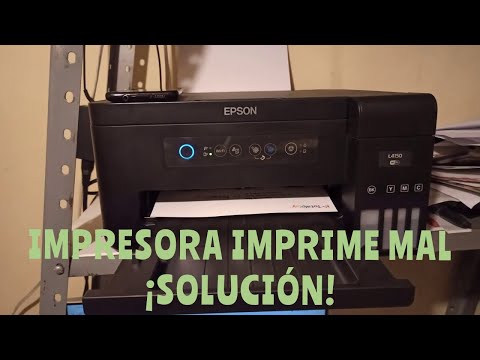 Impresora imprime borroso con rayas y en un sólo color | SOLUCIÓN