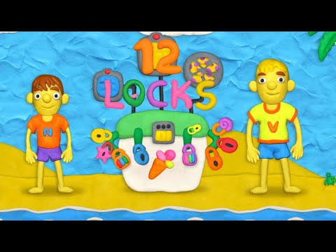 Vlad and Niki 12 Locks - new game for kids [RUD Present]