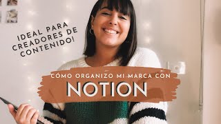 Cómo uso Notion *para organizar mi emprendimiento* | Creación de contenido, clientes y productos.