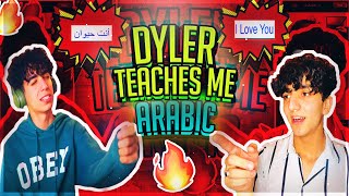 I ASKED DYLER TO TEACH ME ARABIC  سألت دايلر يعلمني انجليزي
