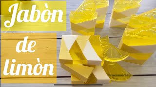 🍋Jabón de Limón 🍋/ glicerina/ Melt and Pour
