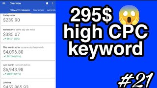 295$ 😱 high CPC keyword | Tech suryansh | #21