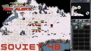Command & Conquer Red Alert Remastered - Soviet Mission 4B - BEHIND THE LINES SOUTH (Hard)