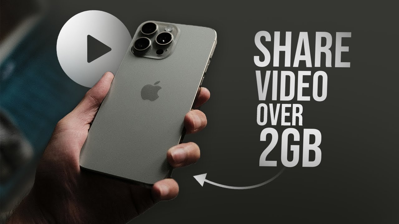 How to Share Document Video Above 2Gb in iPhone (tutorial)