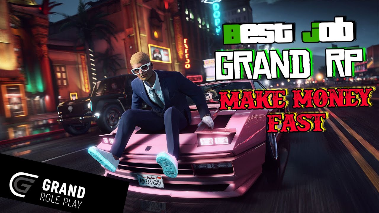 Grand RP Part 2 Best Job for Beginners to Make Money Fast GTA