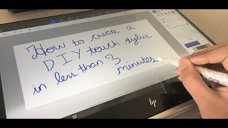 How to Create A DIY Touch Stylus in less than 3 minutes