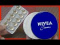 Mezcla Crema Nivea con Vitamina E y tu Rostro parecerá de Modelo