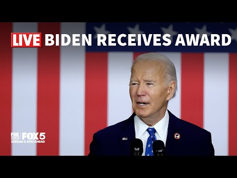 LIVE: Fmr. President Biden receives award at LGBTQ+ Victory