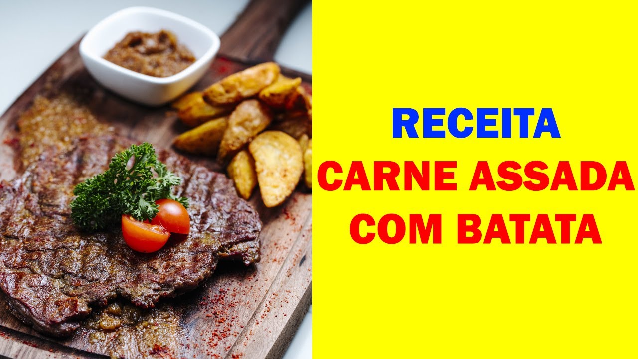 RECEITAS FACEIS E SIMPLES: Receita de Carne Assada com Batata no Forno