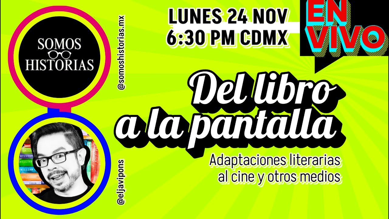 EN VIVO 🔴 ADAPTACIONES LITERARIAS con RUTH RESENDIZ | Somos Historias Mx | LIVE