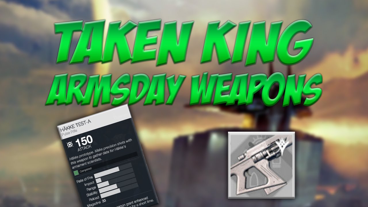 Destiny - Armsday Weapons and How To Earn Reputation!