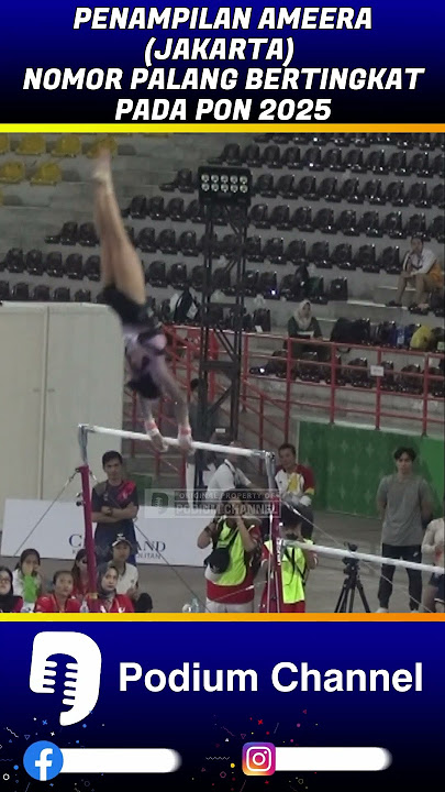 PENAMPILAN AMEERA (JAKARTA) DI NOMOR PALANG BERTINGKAT PADA PON 2024 #shorts #short