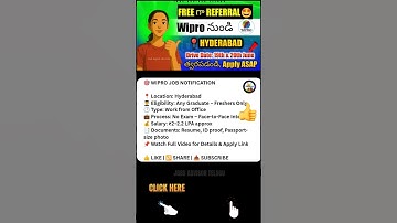 💼 Wipro Walk-In Jobs for Freshers 2025 | No Exam #WiproJobs #WalkInInterview #FreshersJobs