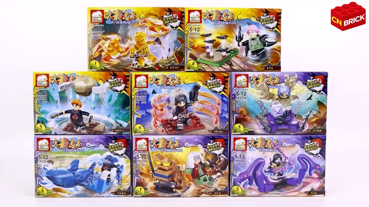 8 Box Lego Naruto Later… Weapons and Beasts Appeared Jx1214