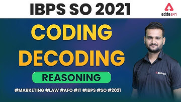 IBPS SO 2021 | Reasoning | CODING DECODING