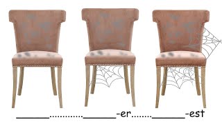 dirtier,filthier,sootier,muckier,dirtiest,filthiest,sootiest,muckiest ASL