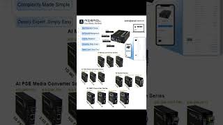 Visual Smart Managed Fiber Switch - Mini Management Media Converter with Screen | Gigabit to 100G