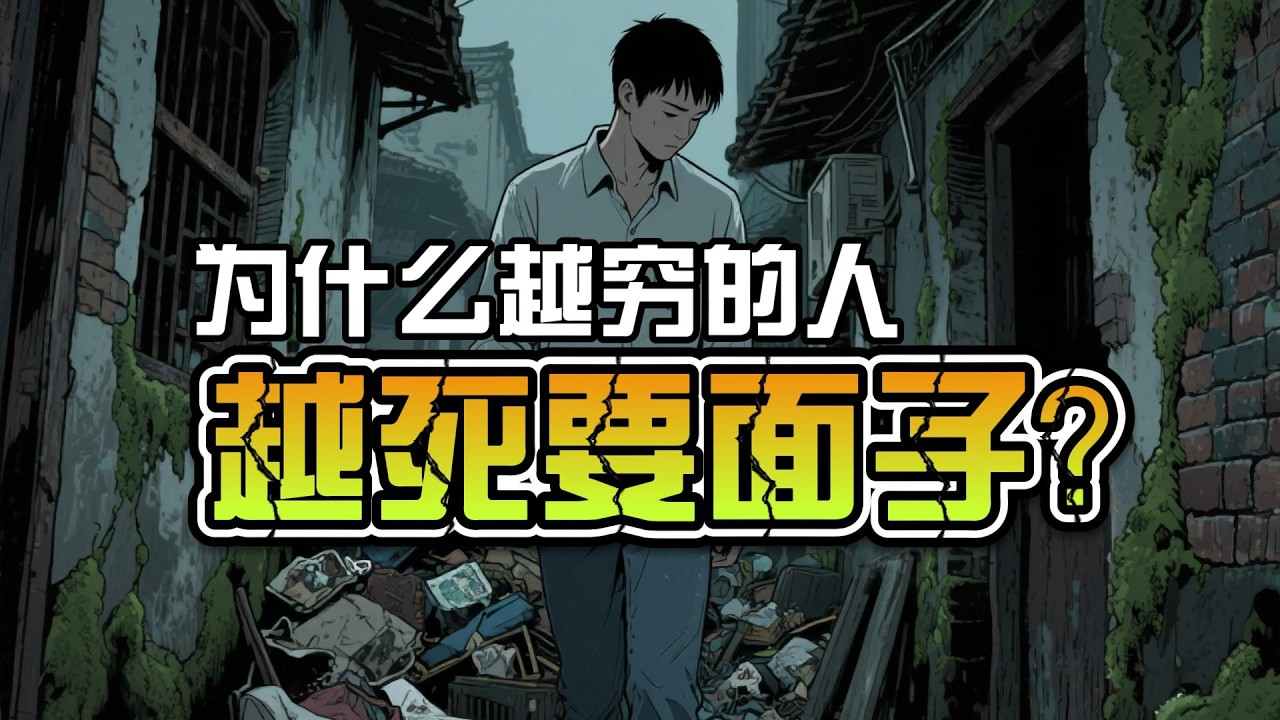 越穷越要脸，越要脸越穷｜戳透底层人最扎心的真相#穷人思维  #底层逻辑  #社会现实  #认知提升  #人生思考  #穷人为什么穷  #面子文化  #中国社会  #心理学  #成长思维 #面子陷阱