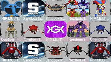 Nextbots In Playground Mod All Sonic Tapes,Nip Multiplayer Pommi,Sandbox In Space Skibidi... | 70